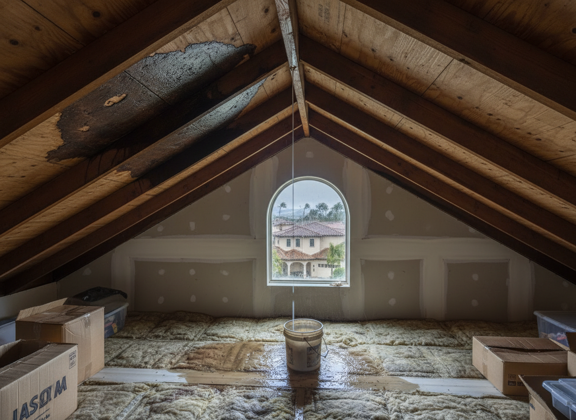 How Winter Rains Lead To Attic Leaks In Newport Coast Homes