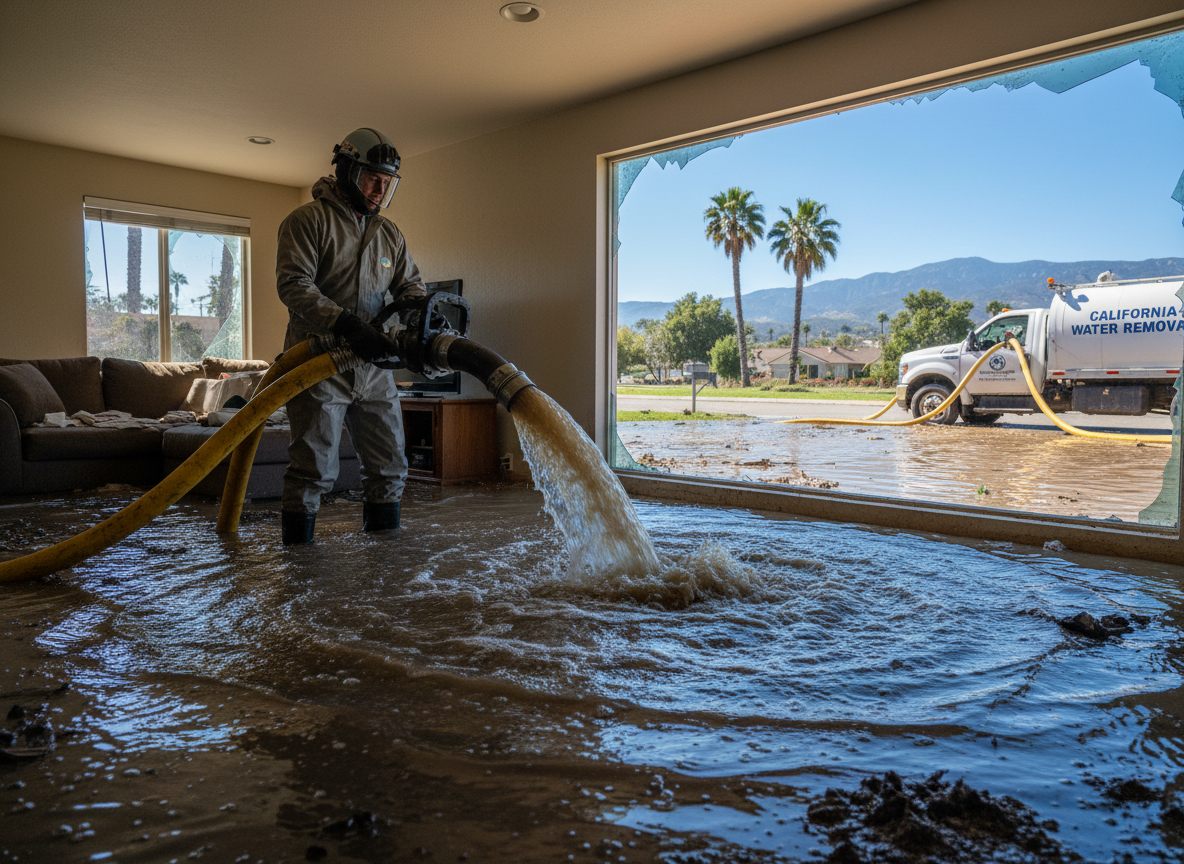 Rapid Water Extraction in California, Newport Coast